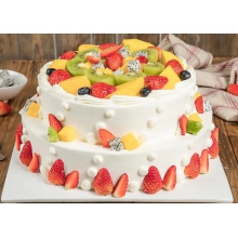 双层水果蛋糕 6磅（需提前24小时下单）