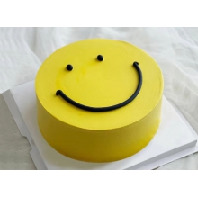简约笑脸蛋糕