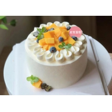 简约芒果满满蛋糕