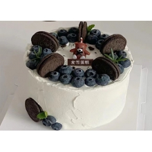 蓝莓奥利奥奶油蛋糕
