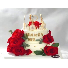 双层婚庆主题蛋糕