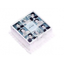 方形数码蛋糕照片蛋糕