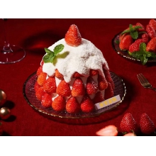 芝士雪山草莓塔
