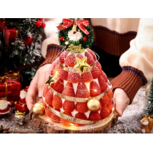 【圣诞季】奶油草莓塔